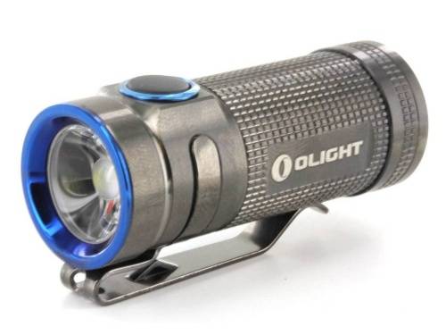 583 Olight Фонарь Olight S Mini SS Stainless Steel серый