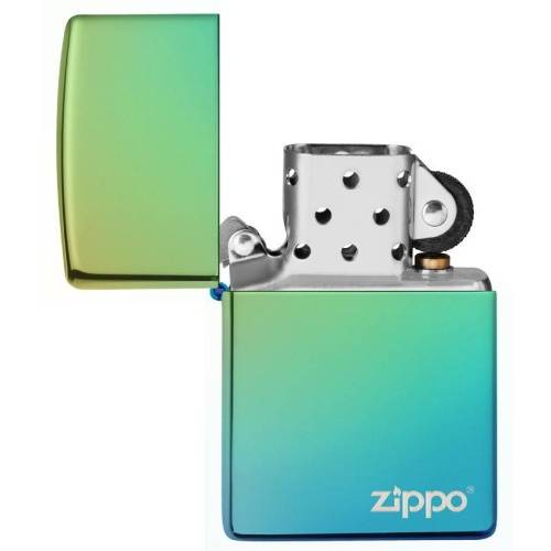 499 ZIPPO ЗажигалкаLogo Classic с покрытием High Polish Teal фото 5