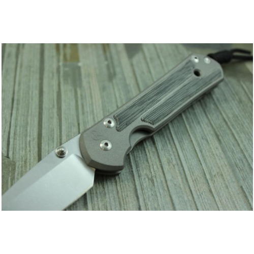 5891 Chris Reeve Large Sebenza 21 Micarta Inlay фото 9