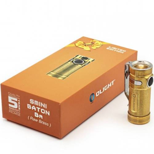 583 Olight Фонарь Olight S Mini CU Raw Brass латунь фото 9