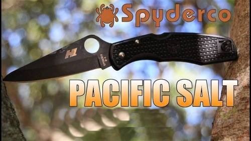 5891 Spyderco Pacific Salt 91PBBK фото 10