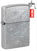  зажигалка ZIPPO Guy Harvey с покрытием Street Chrome