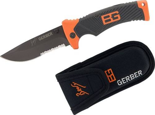 3810 BearGrylls Gerber Bear Grylls Folding Sheath Knife фото 19