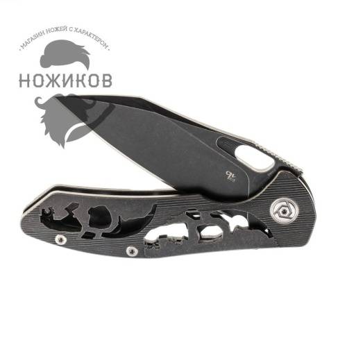 5891 ch outdoor knife CH3515 Black фото 8