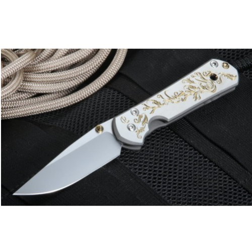 5891 Chris Reeve Large Sebenza 21 Unique Graphics Gold Leaf фото 2