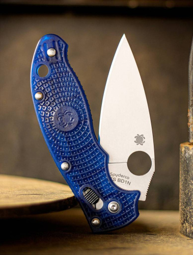 Складной нож Spyderco Manix 2 Lightweight Blue 101PBL2 фото 4