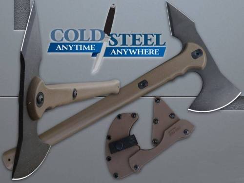 177 Cold Steel Trench Hawk Dark Earth