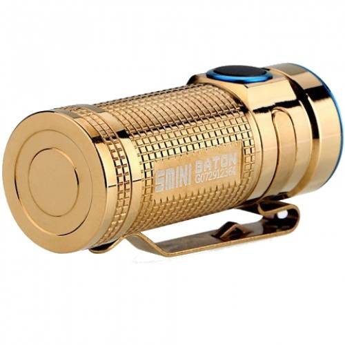 583 Olight Фонарь Olight S Mini CU Raw Brass латунь фото 5